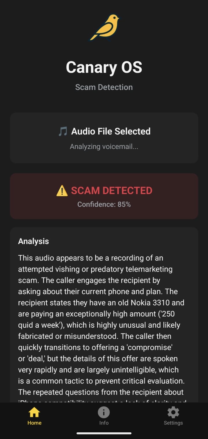 Audio upload feature